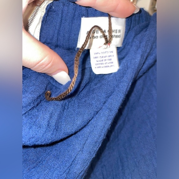 New! A Detacher Orinoco Cotton Gauze Jumpsuit in Indigo 💙 size 4 NWT! - Picture 14 of 15